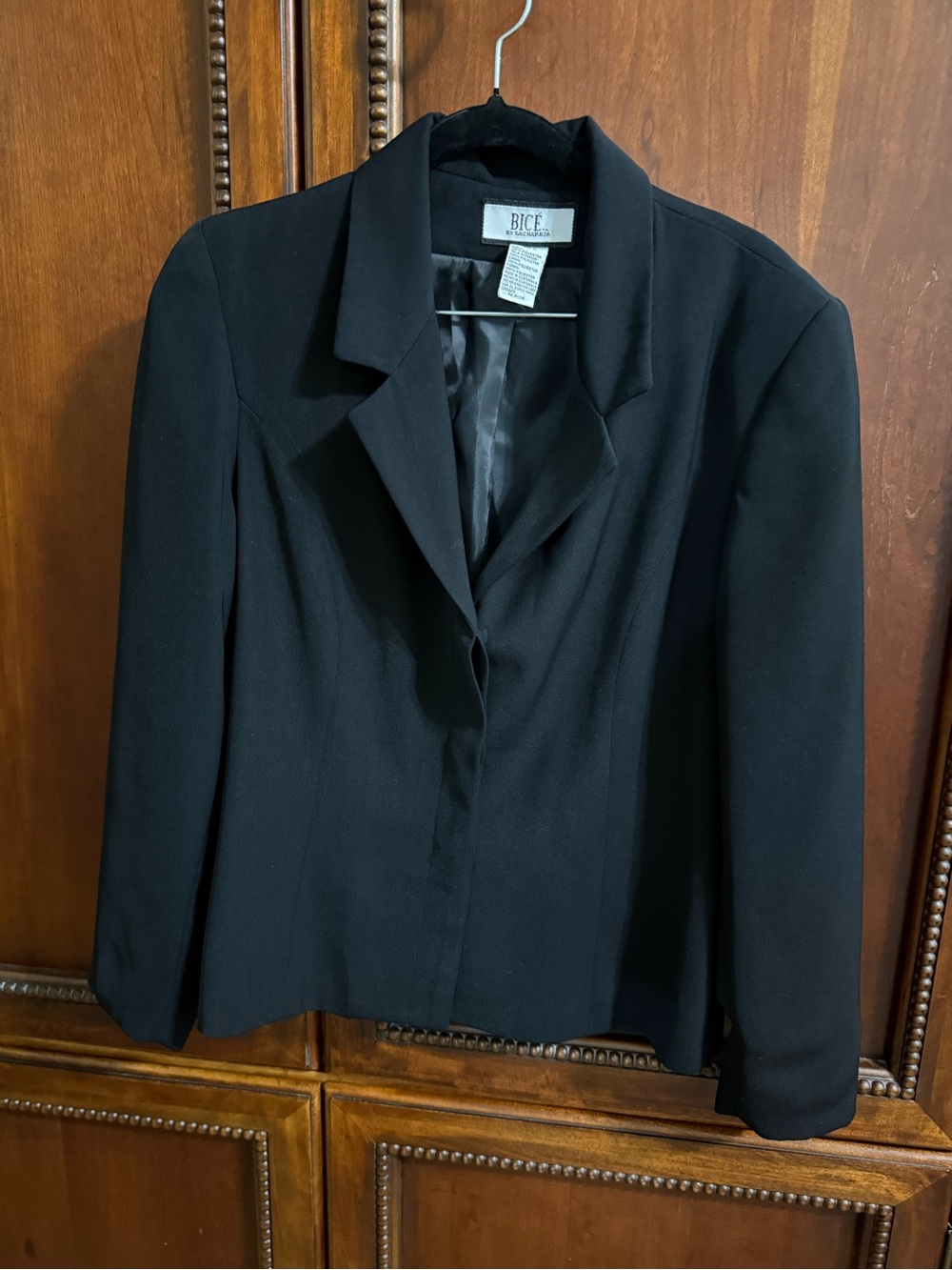BICE Women's Black Classic Tailored Blazer